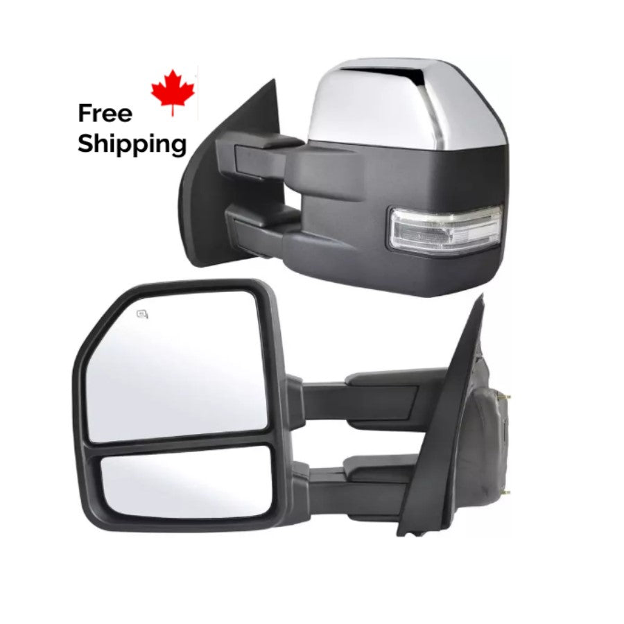 2015-2020 F150 Mirror Trim Gloss Black Mirror Covers For 2015-2020 Ford F150 (Non-Tow Mirrors) – 2-Piece Adhesive Overlays Torox MC0652BK Covers - Foto 3