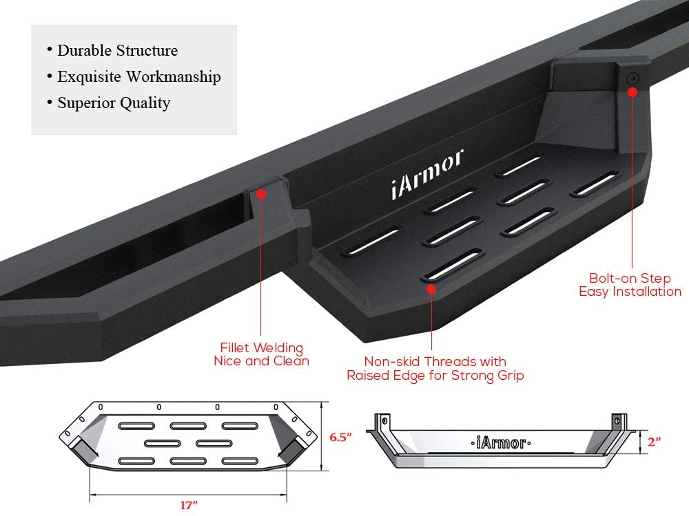 Drop steps Running boards fit Dodge Ram 2009 - 2018