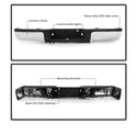 Rear Complete bumper assembly for Ford F-150 2009 - 2014 w/o sensor holes Chrome FO1103166