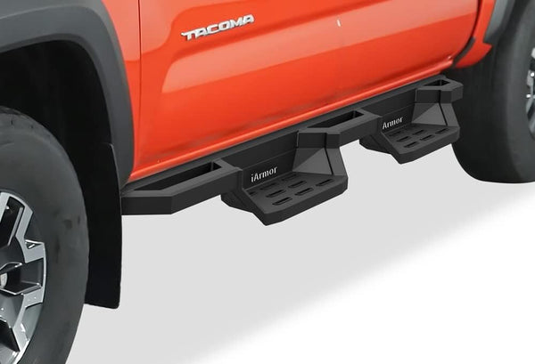 Drop Steps Running Boards Side Steps IA20NJE8B Compatible with Toyota Tacoma 2005-2023 Double Crew Cab (Nerf Bars Side Bars)