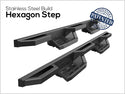 Drop Steps Running Boards Side Steps IA20NJI8B Compatible with Toyota Tundra 2007-2021 Crew Max (Nerf Bars Side Bar)