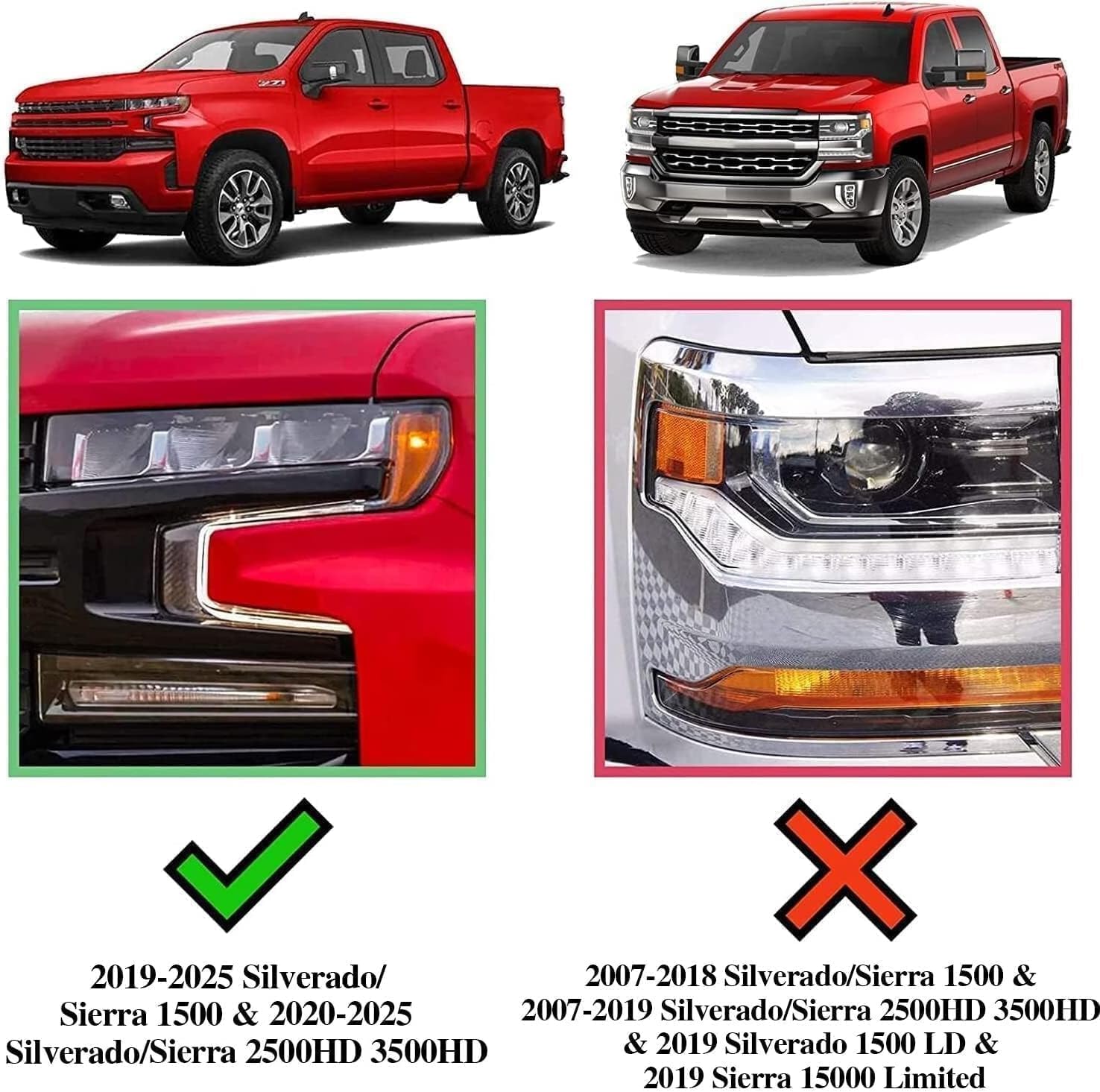 Cheetah pro Running Boards Side steps Nerf bars for 2019-2025 Chevy Silverado/GMC Sierra 1500, 2020-2024 Silverado/Sierra 2500HD 3500HD Side Steps Nerf Bars (Excl. 2019 1500 LD) Crew Cab