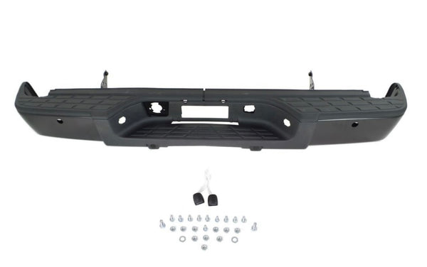 Rear Bumper for GMC Sierra Chevy Silverado 2007 - 2013 black with sensor holes GM1103149