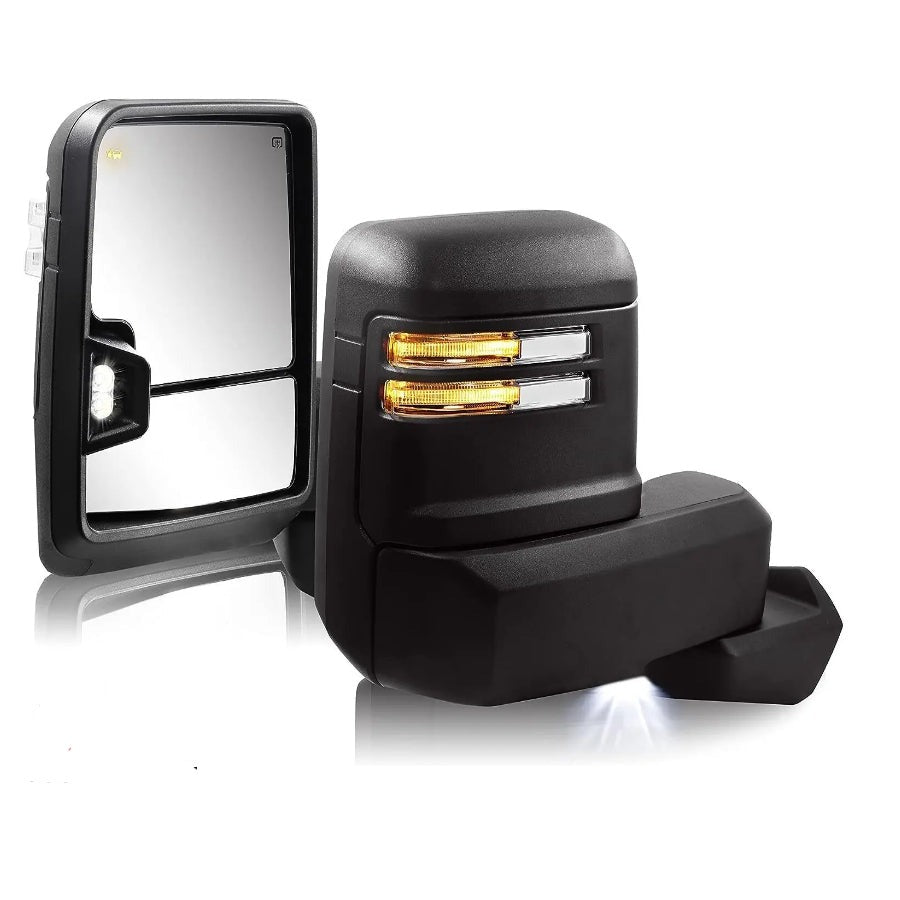 Tow mirrors set for Silverado 1500 2019 - 2024 power heated turn Signal
