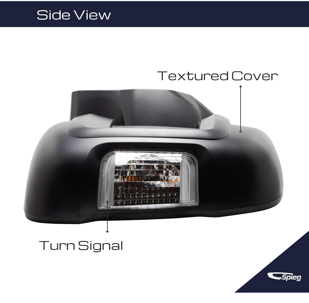 Tecman Left Driver side mirror for Ram Promaster 2014-2025 Power heated turn signal manual folding temperature sensor