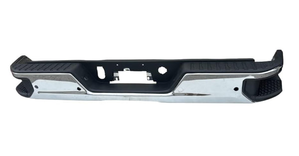 Rear bumper for Silverado Sierra 2019 - 2023 chrome with Park assist holes GM1103216