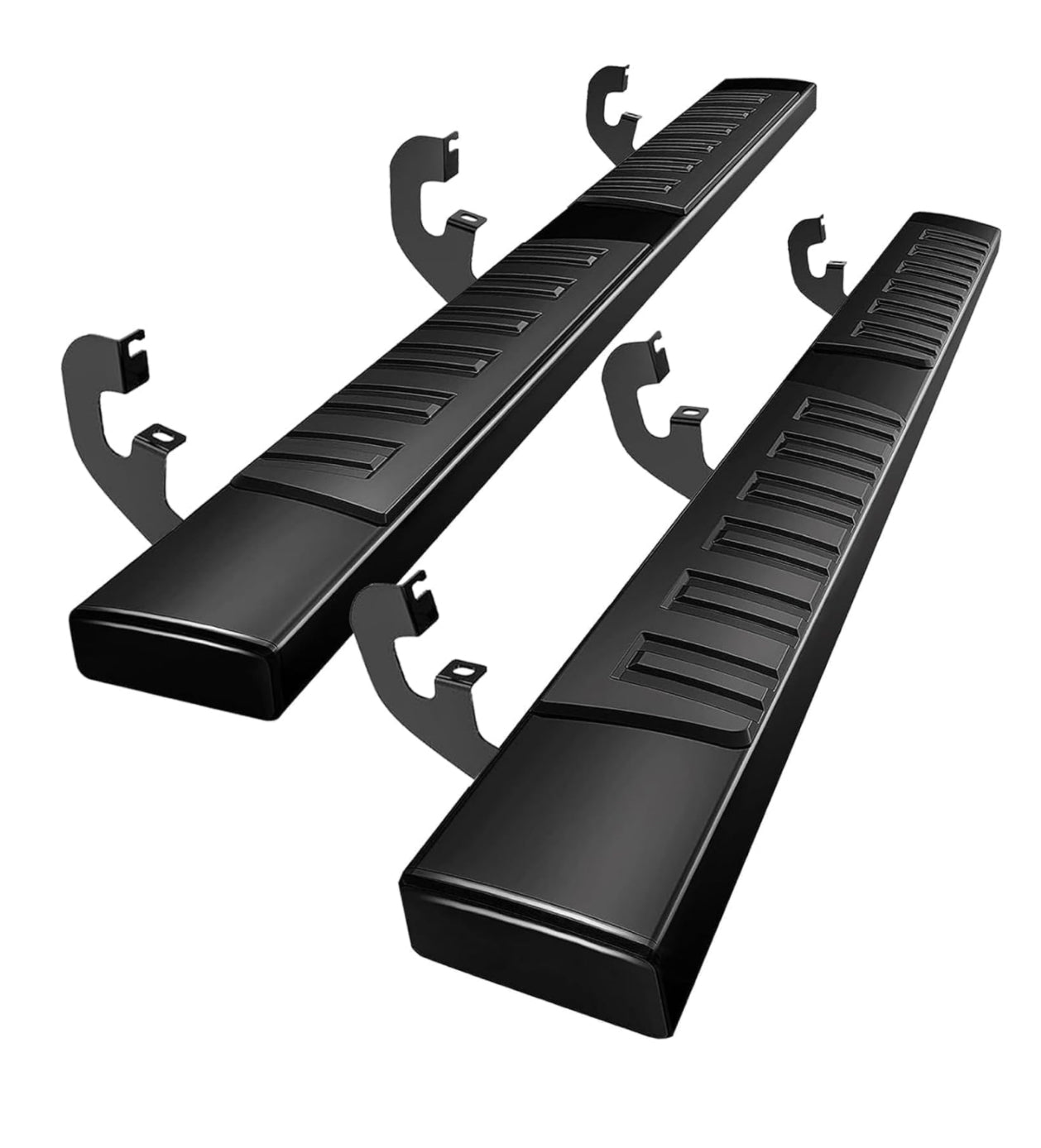 Cheetah 6 Inches Running Boards Compatible with 2015-2025 Chevrolet Colorado/GMC Canyon Extended / Double cab Cab, Aluminum Black