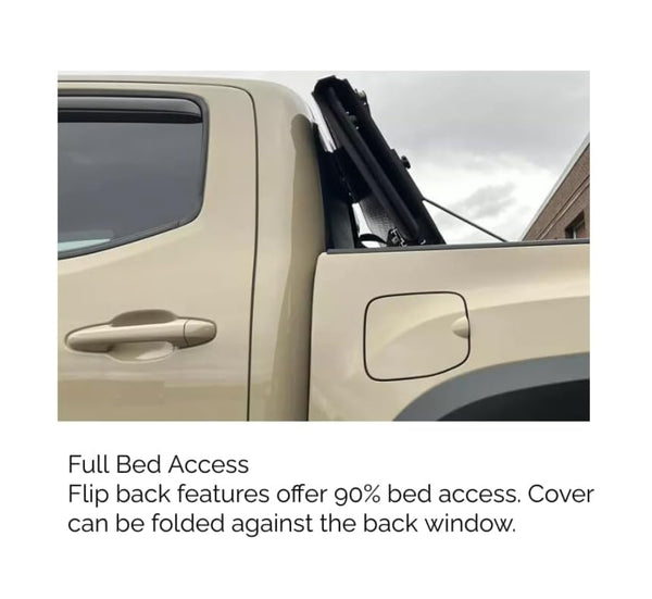 Cheetah pro FB series hard trifold tonneau cover for Tacoma 5FT