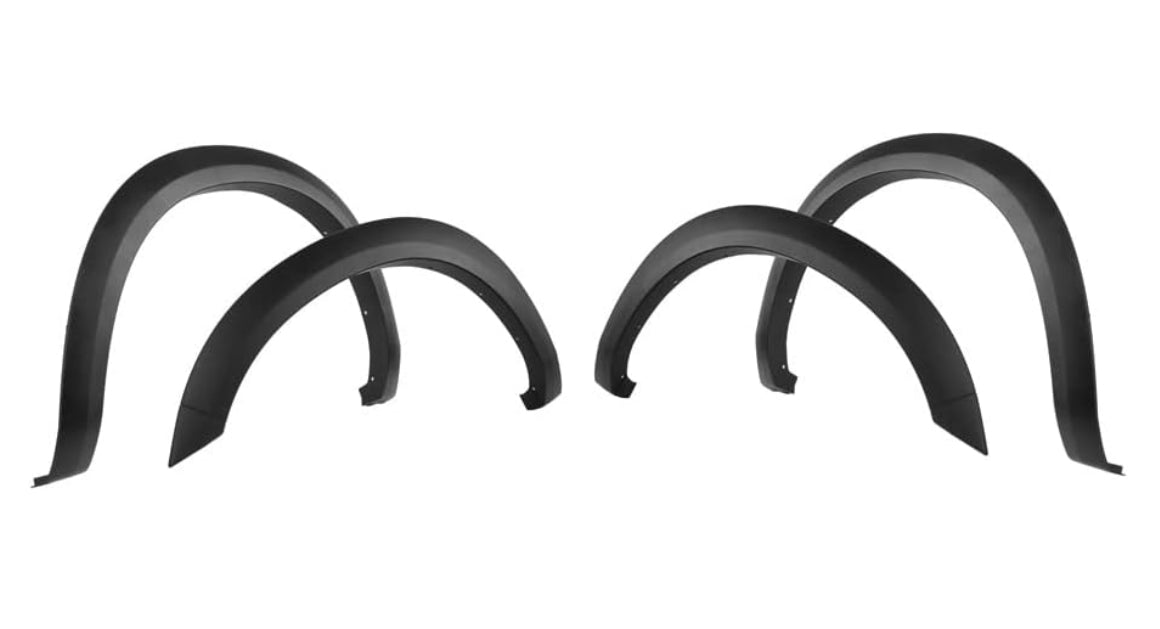 Tecman Fender Flares, Compatible with Ram 2500 3500 Model 2010-2018 (Including 2019 - 2023 Classic models ) Injection Moulding Wheel Flares OE Style