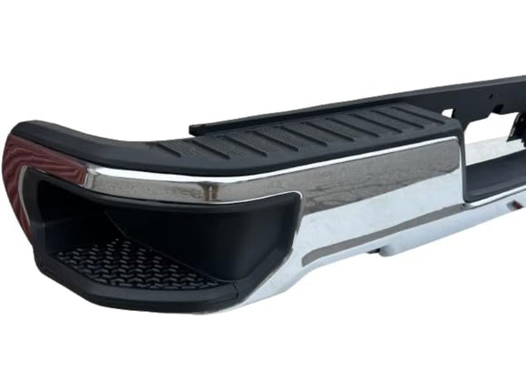 Rear Bumper for Silverado GMC Sierra 2019-2023 1500 Chrome Without/Par ...