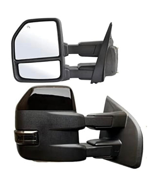 Towing mirrors fits Ford F-150 2015 - 2020 22 pins Power Heated  Smoked Signals temp sensor