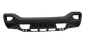 Front Bumper face bar 16-18 Compatible With GMC SIERRA 1500 Primed Black - Without Park Sensor Holes OE Replacement Partslink GM1002865