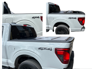 Cheetah-Pro FB Series Flip Back Hard Trifold Tonneau Cover for Ford F150 F250