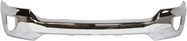 REPLACES GM1002861 BUMPER FACE BAR FOR SILVERADO FR STEEL CHROME W/FOG LAMPS W/O SENSORS