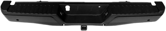 FO1103192 BUMPER RR ASSY BLACK W/BLACK PAD W/SENSOR/MAX TOW HITCH FORD PICKUP_F150_POLICE_RESPONDER 18-20 FORD PICKUP_F150 15-20