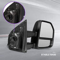 Towing mirrors fits Ford F250 F350 2017 - 2021  Power Heated Signals