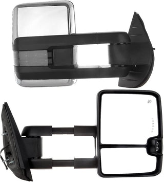 Towing mirrors for Silverado Sierra 08 - 13 Power Heated Turn Signal