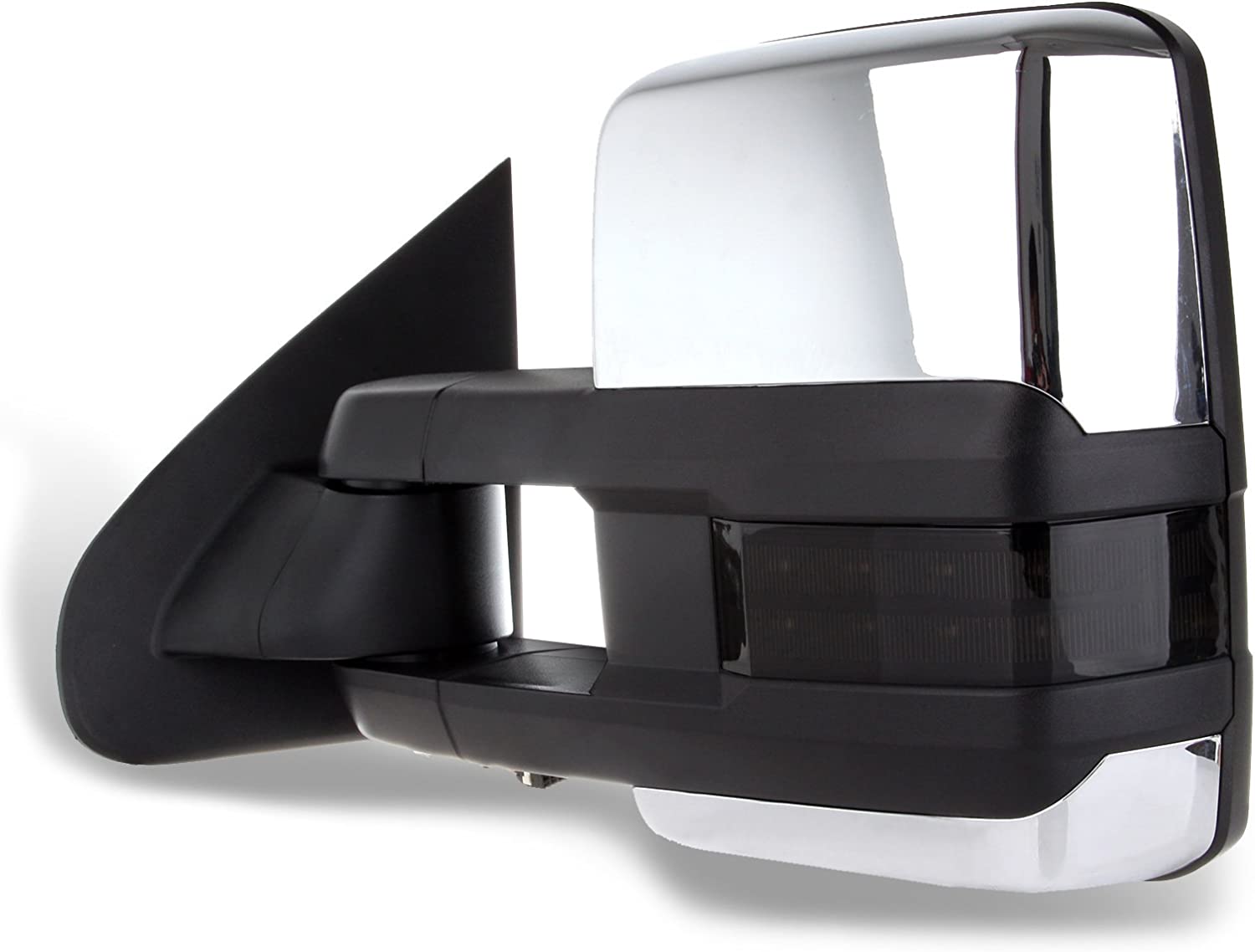 Left Right Power Heated Tow Mirrors For 07-13 Chevy Silverado Sierra W/Arrow E - Foto 8