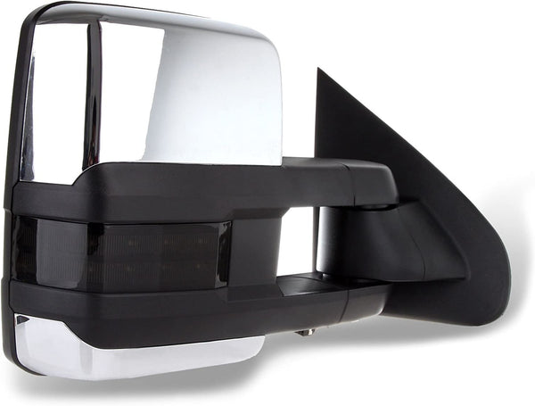 Towing mirror for Silverado Sierra 14 - 18 Passenger side RH Power heated turn Signal