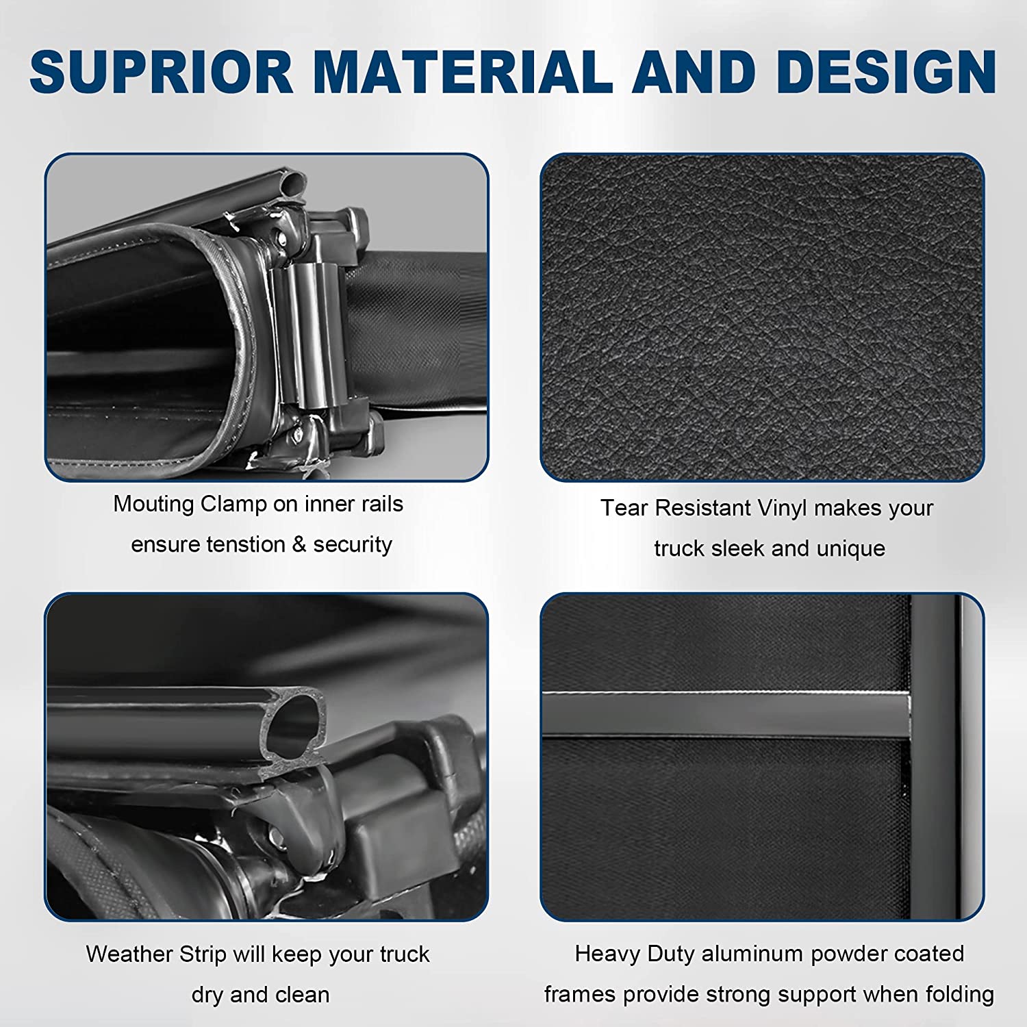 Cheetah Soft Trifold ST Series Tonneau Cover fits Ford F150 21 - 25 5.5FT Feet