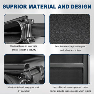Soft Trifold Tonneau Cover for Tacoma 05 - 15  6ft bed