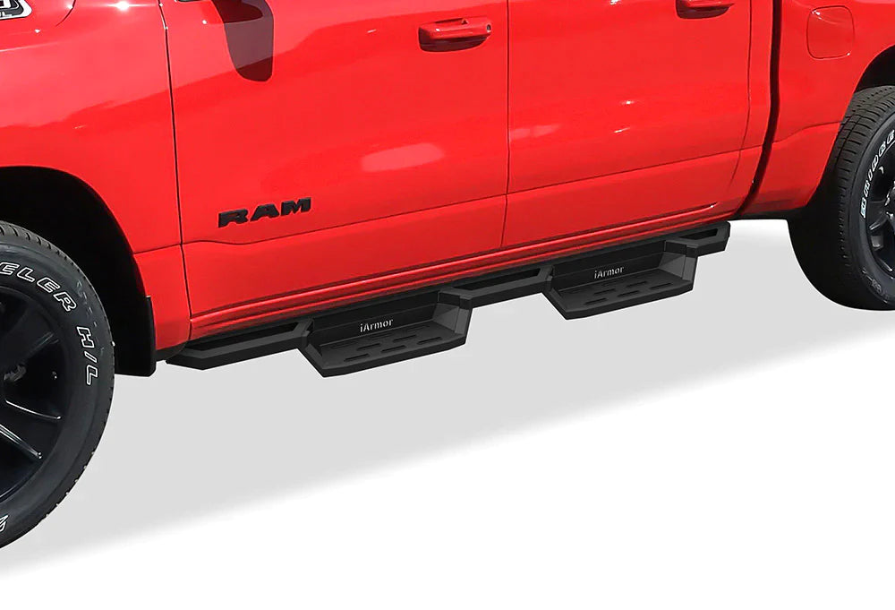 IA04NAE9B APS Drop Steps Running Boards Rocker Slider for Ram 2019 - 2023 1500  Quad Cab