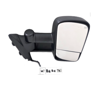 Towing Mirror For Silverado Sierra 2008 - 2013 Pair Passenger Side Power Heated