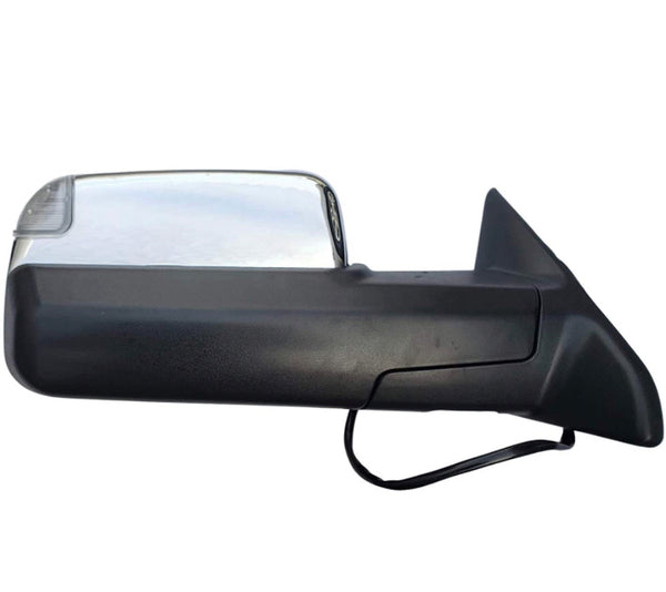 Towing Mirror Fits Dodge Ram 2009 - 2018 Passenger Side Chrome Power Heated