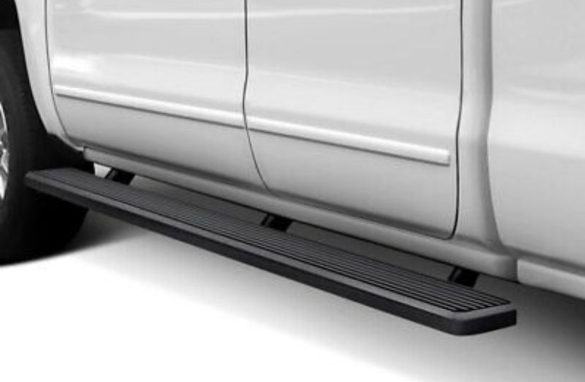 For Ford F-150 2009-2014 APG IB06EAG7B 5" iStep Cab Length Black Running Boards