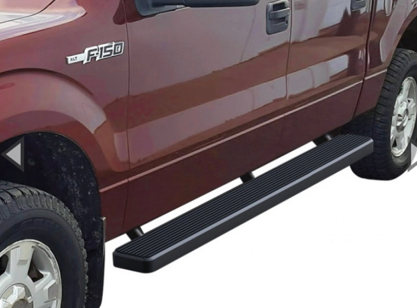 For Ford F-150 2009-2014 APG IB06EAG7B 5" iStep Cab Length Black Running Boards