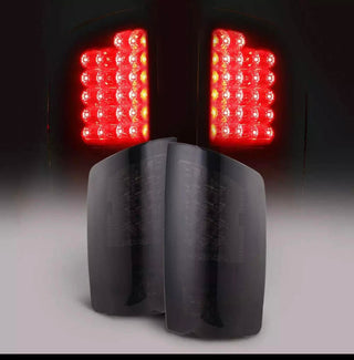 Tail lights for 02-06 Dodge Ram 1500/03 2500 3500 LED Tail Brake Light Rear Lamp Black/Smoke